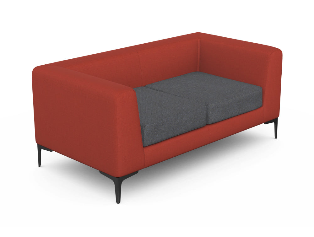 Cube Upholstered 2 Seater Sofa 2