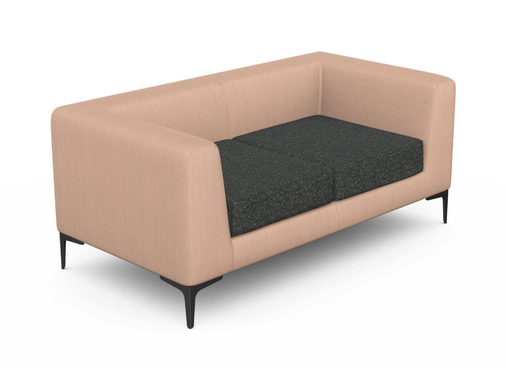 Cube Upholstered 2 Seater Sofa 3