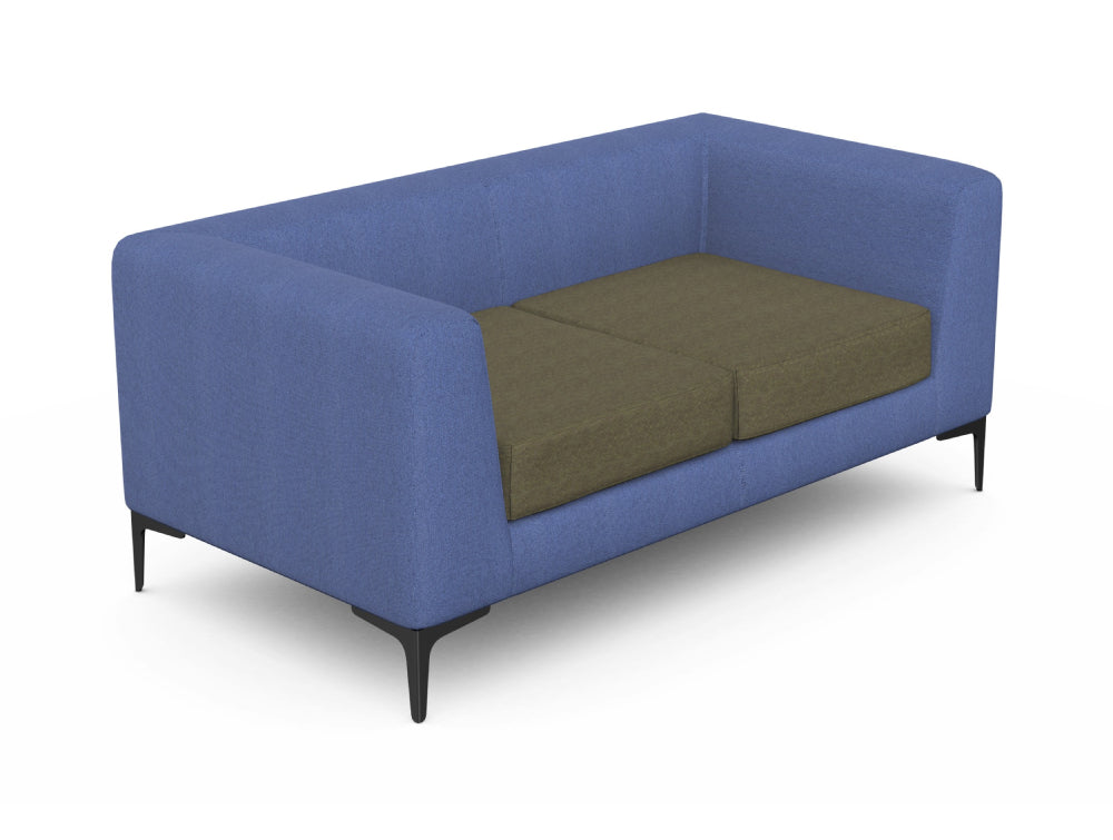 Cube Upholstered 2 Seater Sofa 4