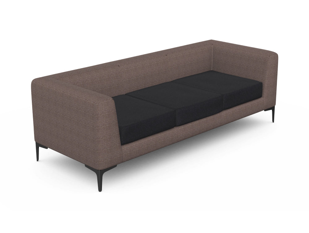 Cube Upholstered 3 Seater Sofa 3