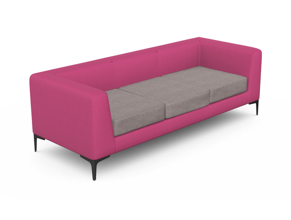Cube Upholstered 3 Seater Sofa 4
