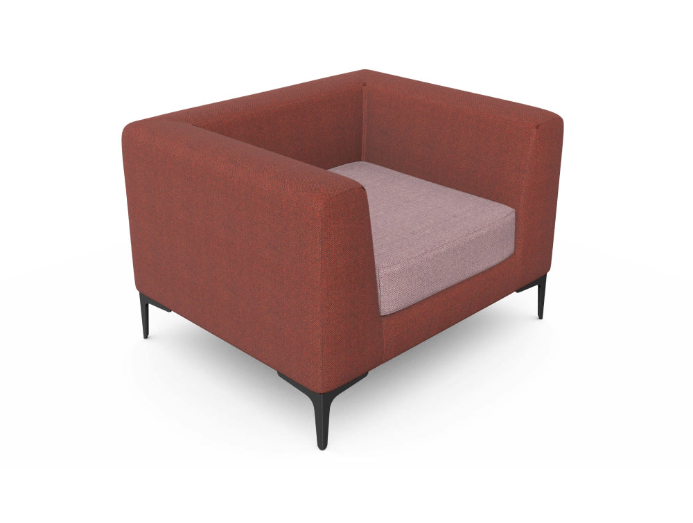 Cube Upholstered Armchair 3