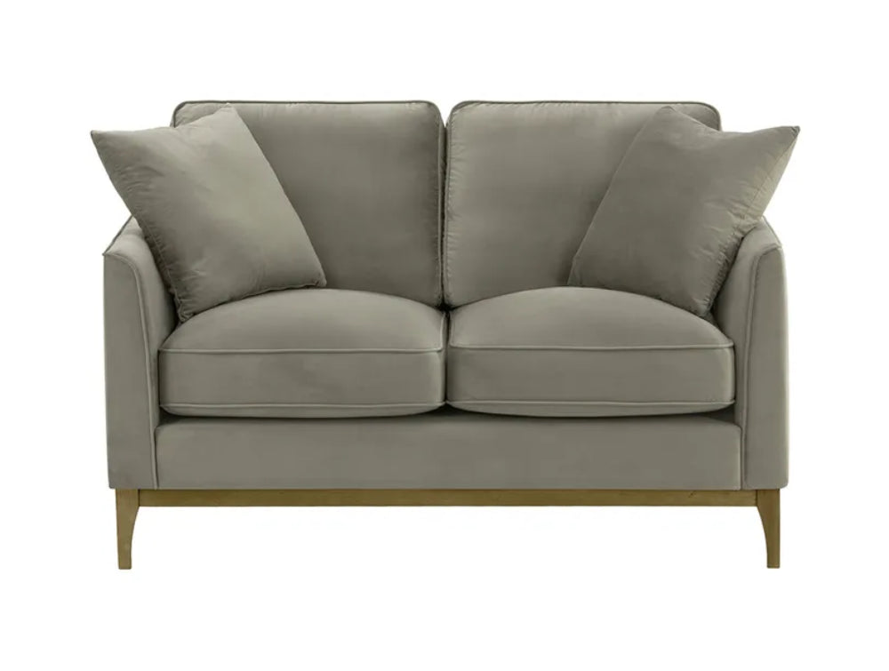 Dalton 2 Seater Sofa - Elephant and Wax Black