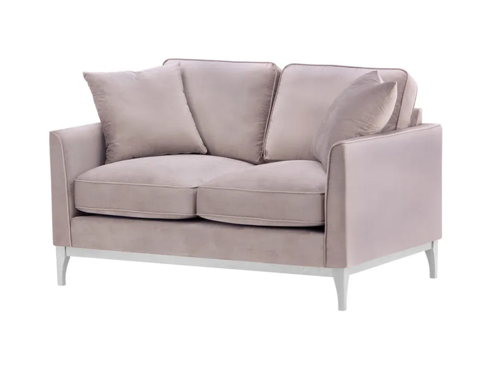 Dalton 2 Seater Sofa - Lilac and White