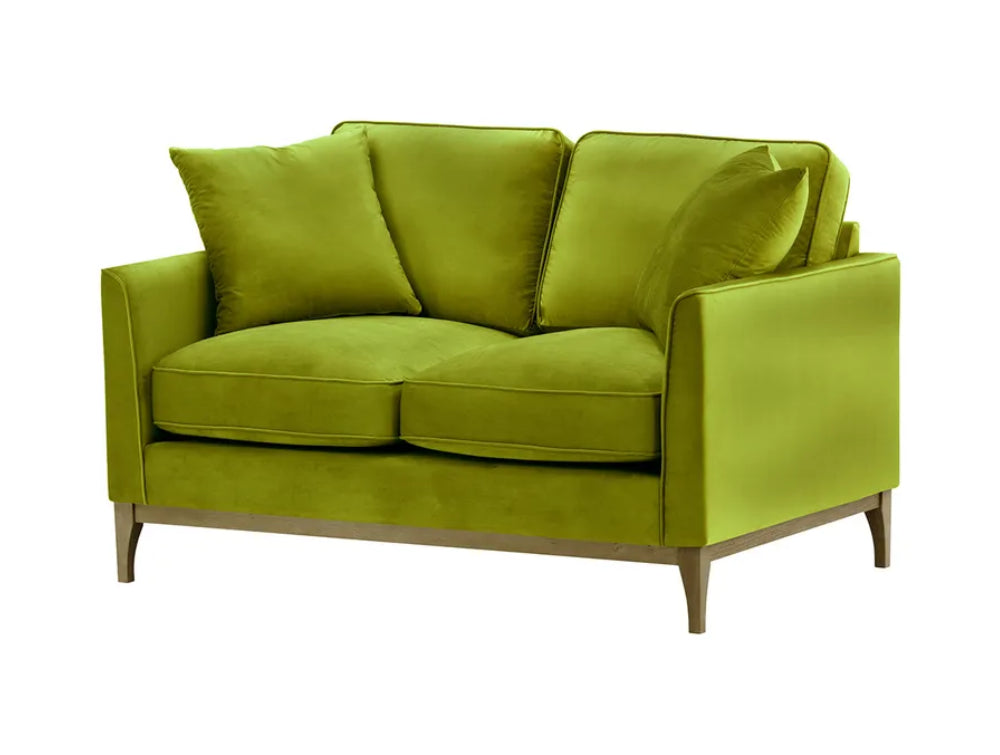 Dalton 2 Seater Sofa - Olive and Wax Black