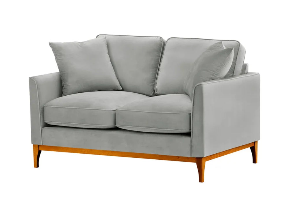 Dalton 2 Seater Sofa - Silver and Aveo