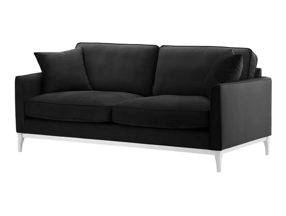 Dalton 3 Seater Sofa - Black and White