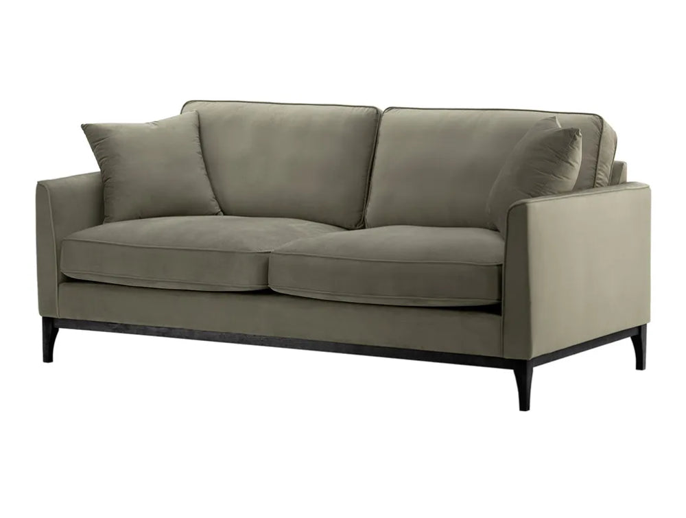 Dalton 3 Seater Sofa - Elephant and Black