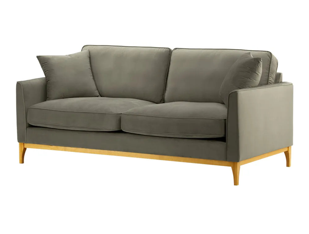 Dalton 3 Seater Sofa - Elephant and Like Oak