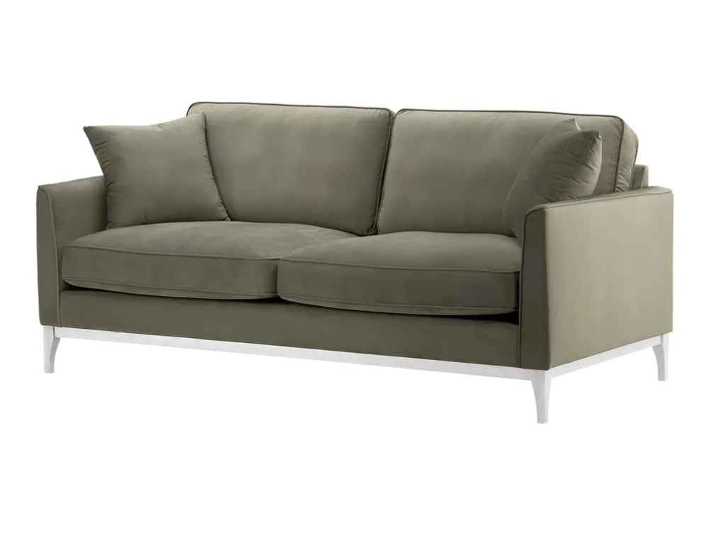 Dalton 3 Seater Sofa - Elephant and White