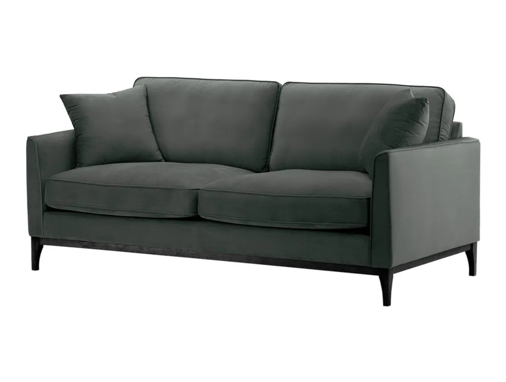 Dalton 3 Seater Sofa - Graphite and Black