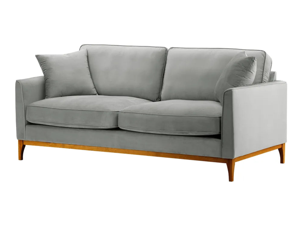 Dalton 3 Seater Sofa - Silver and Aveo