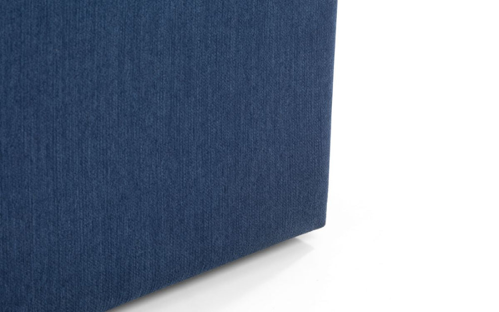 Delmar Upholstered Blanket Box Blue Corner Detail