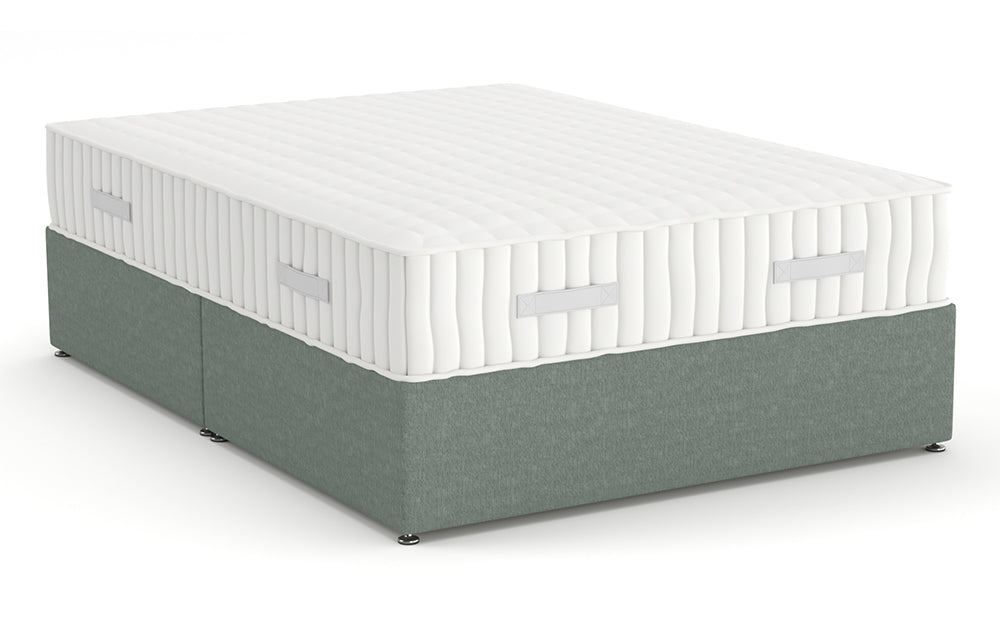 Divan Bed 4'6" Double in Graceland Duck Egg