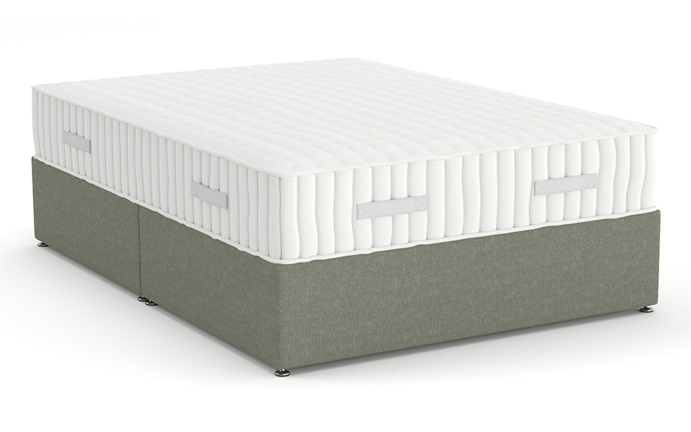 Divan Bed 4'6" Double in Graceland Silver