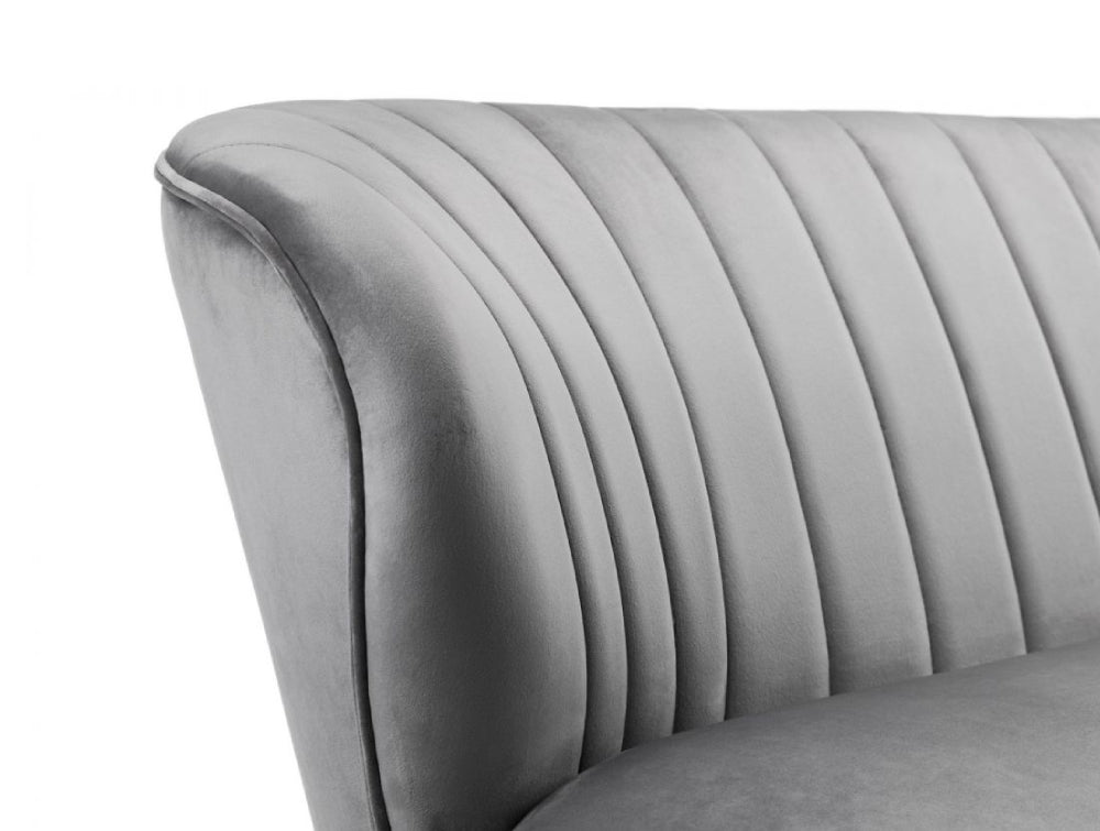 Dylan 2 Seater Sofa Grey Backrest Detail