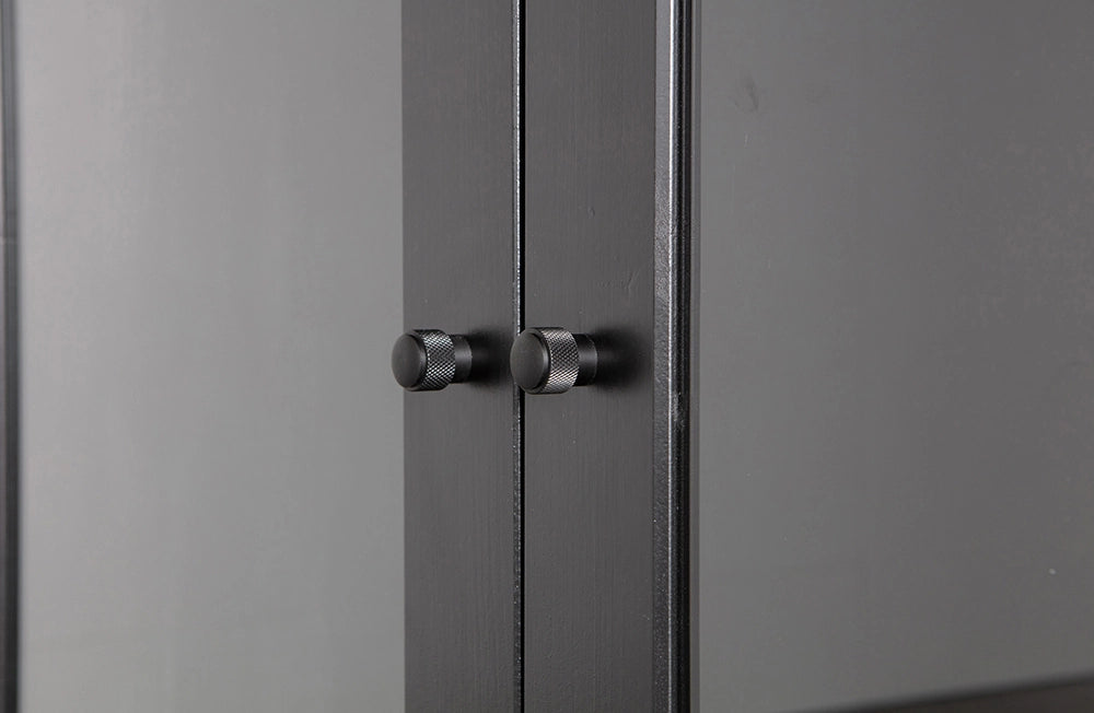 Edame Display Cabinet - Black Handle Detail