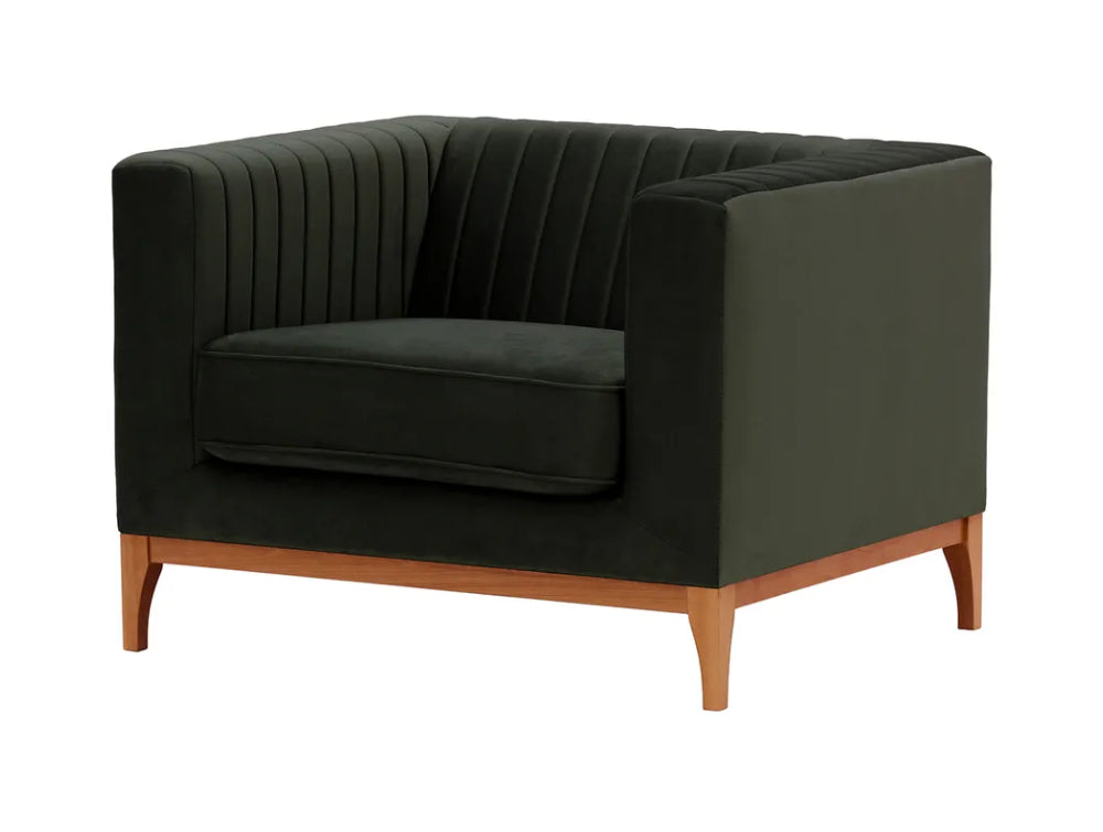 Edwin Armchair - Black and Aveo