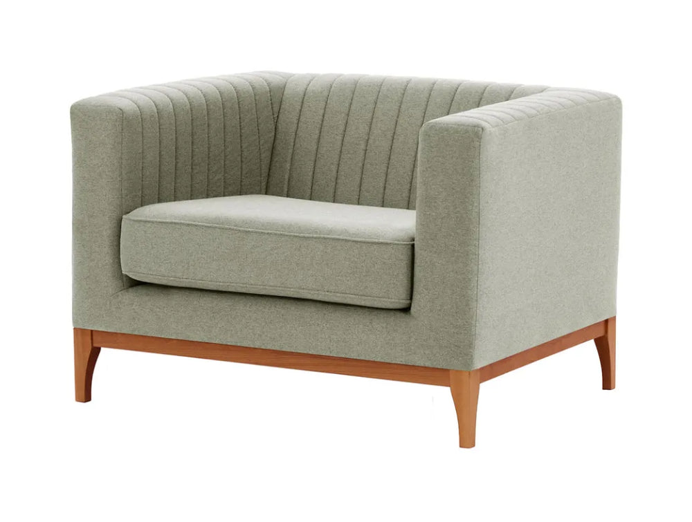 Edwin Armchair - Grey and Aveo