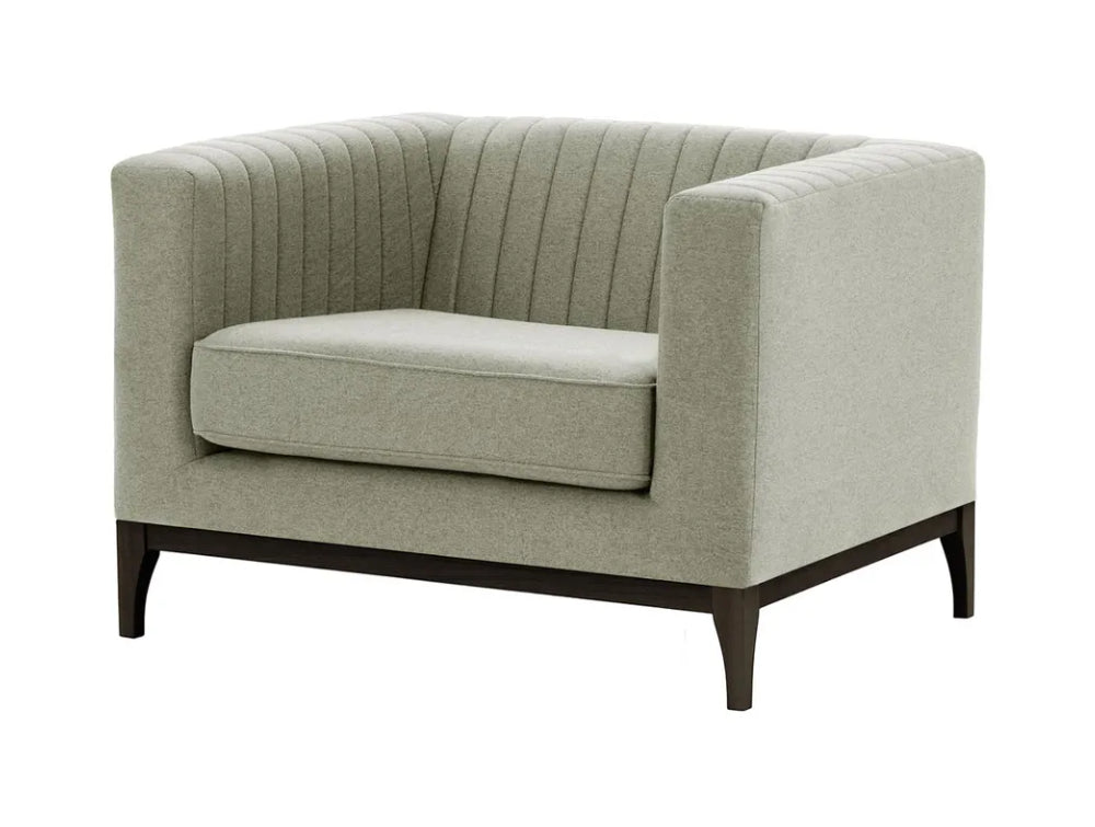 Edwin Armchair - Grey and Black