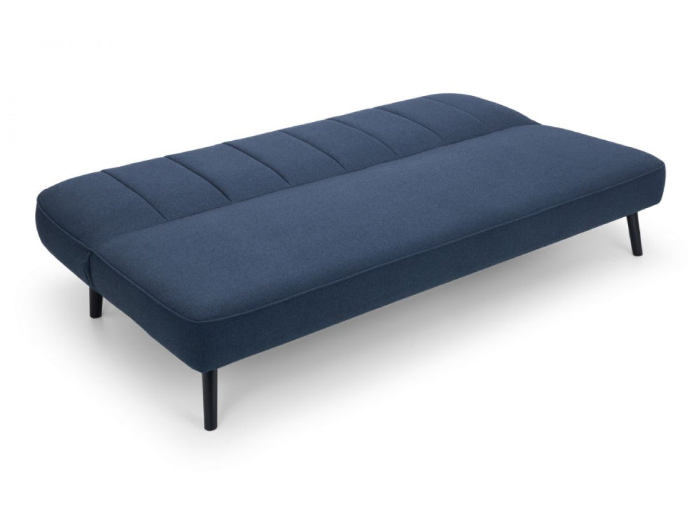 Elba Curved Back Sofa Bed Blue 2