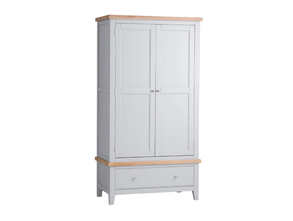 Elias 2 Door Wardrobe Grey