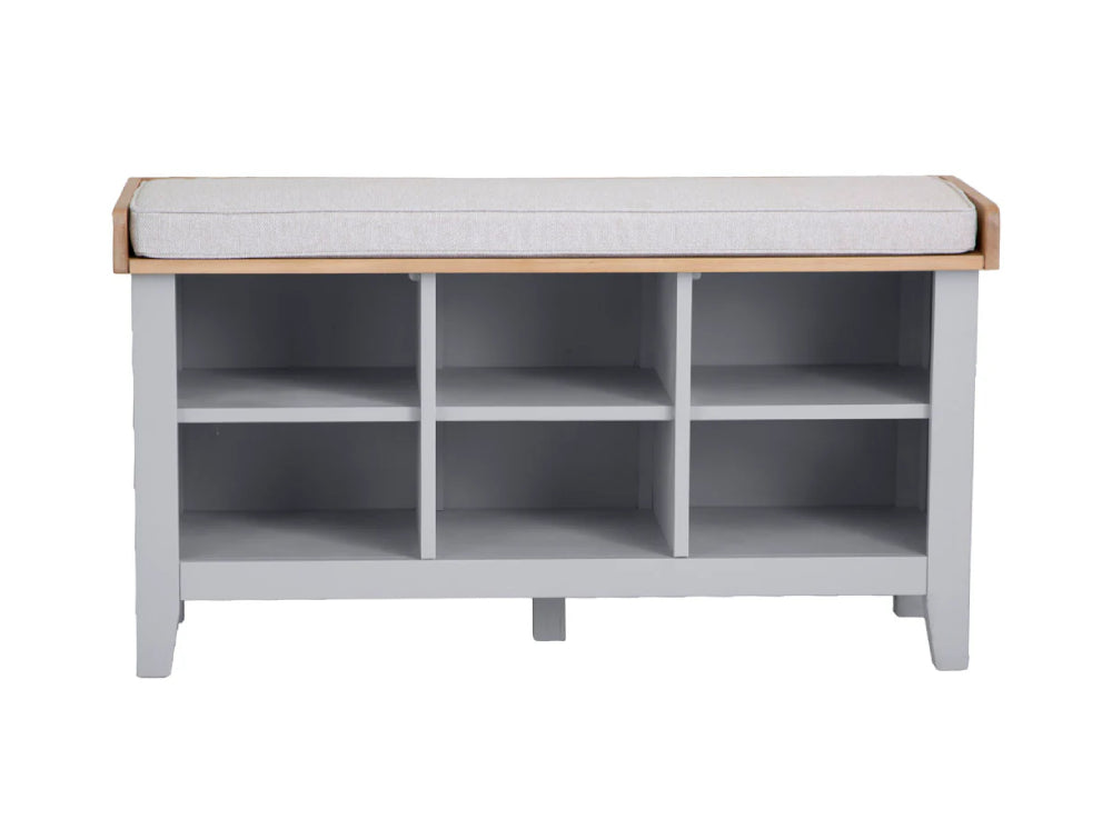 Emery Hall Console Bench Grey 2