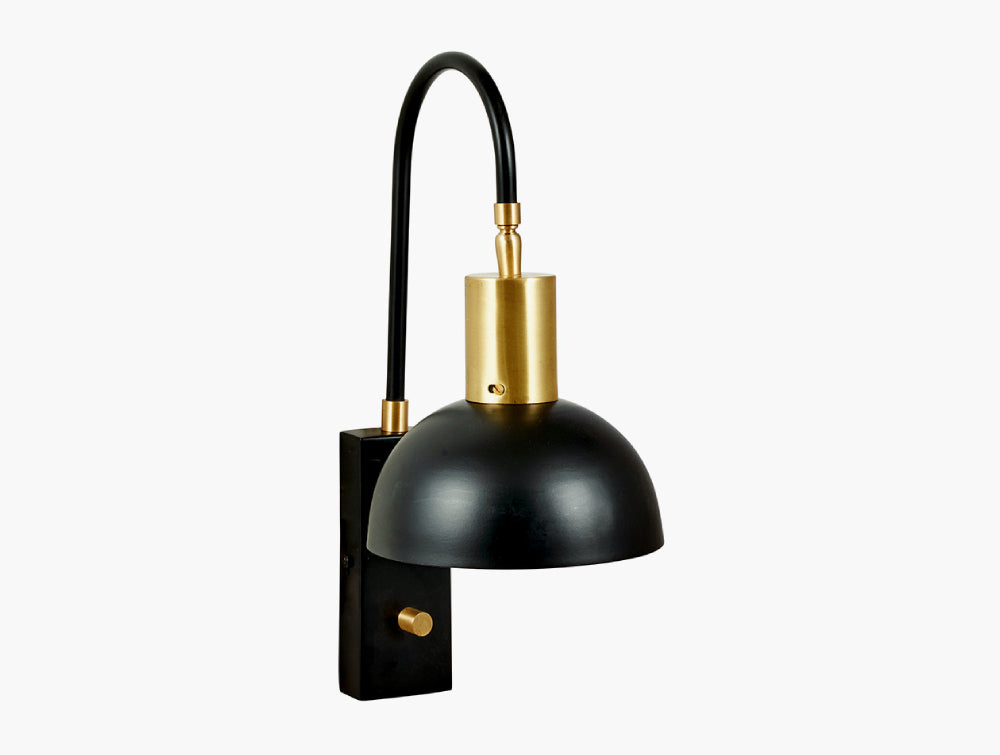 Erago Matt Black Task Wall Light 5