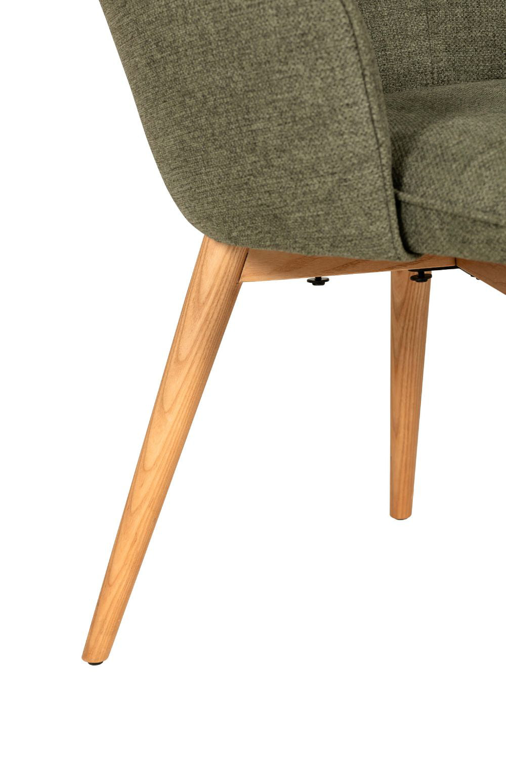 Estrid Dining Chair Green Leg Detail