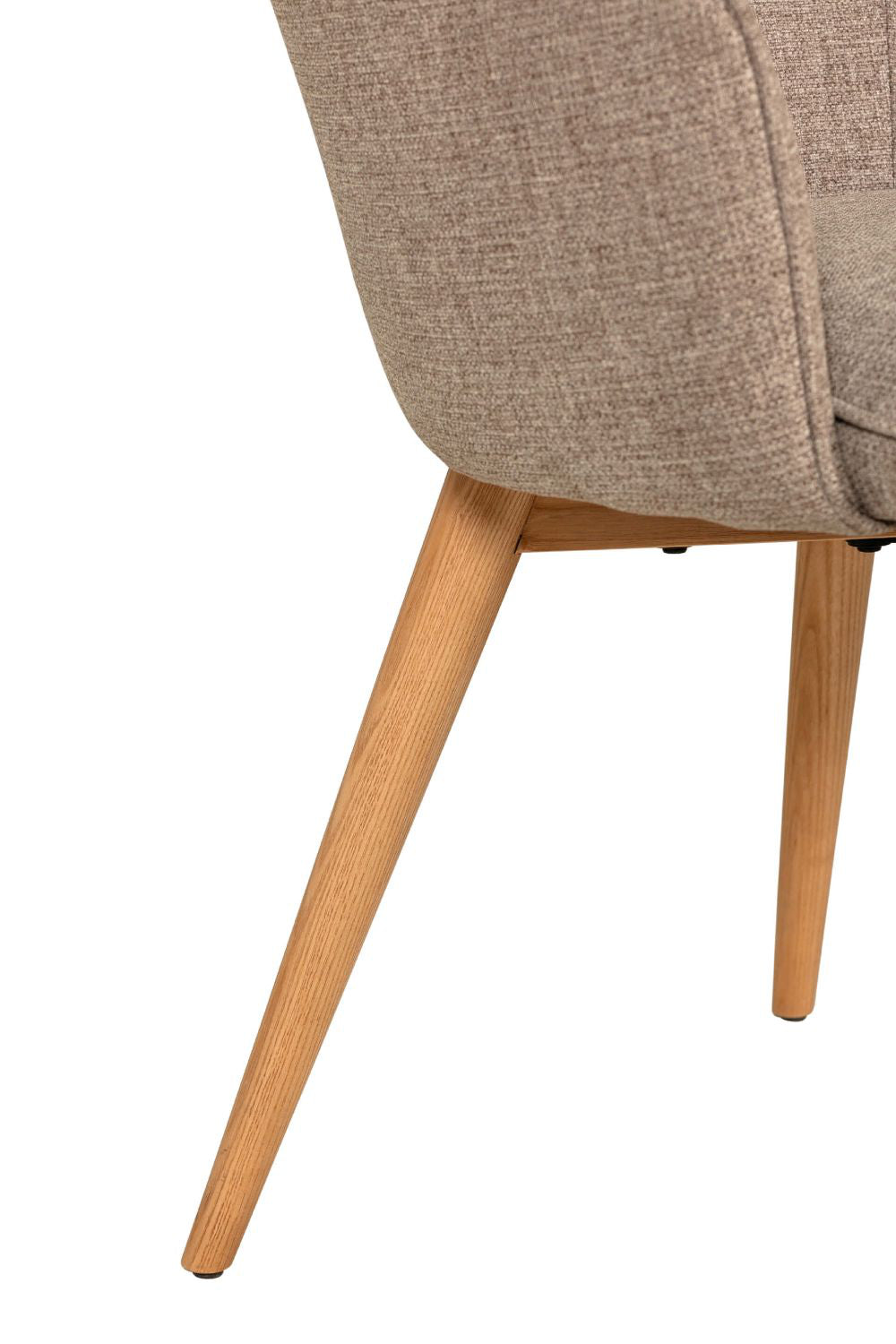 Estrid Dining Chair Latte Leg Detail 2