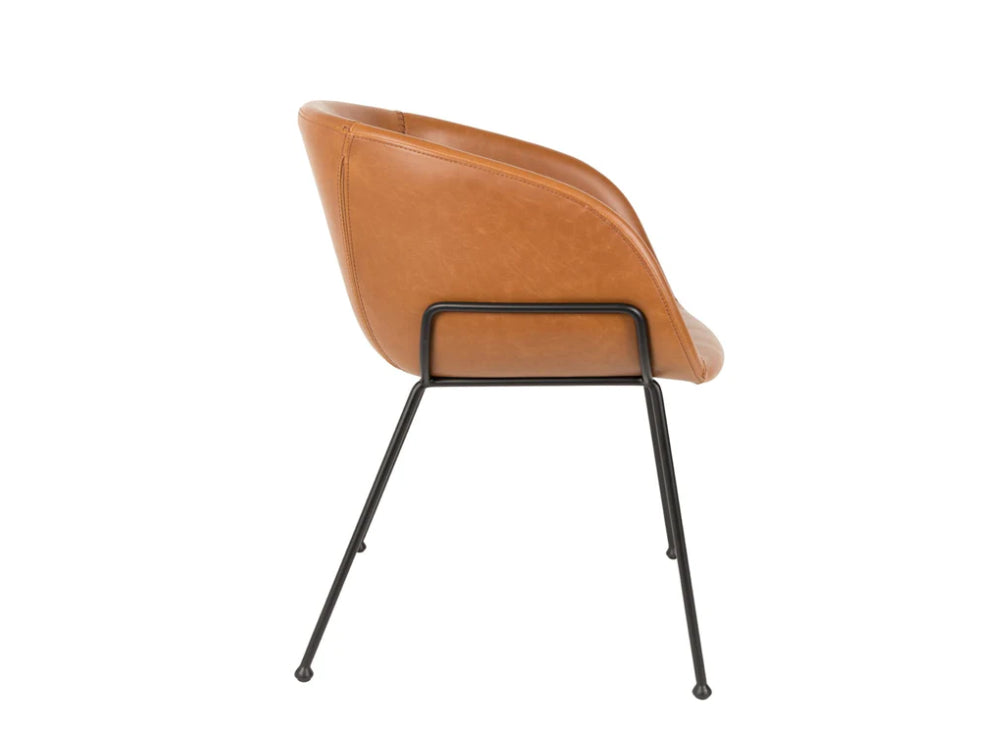 Fallon Dining Chair Brown 3