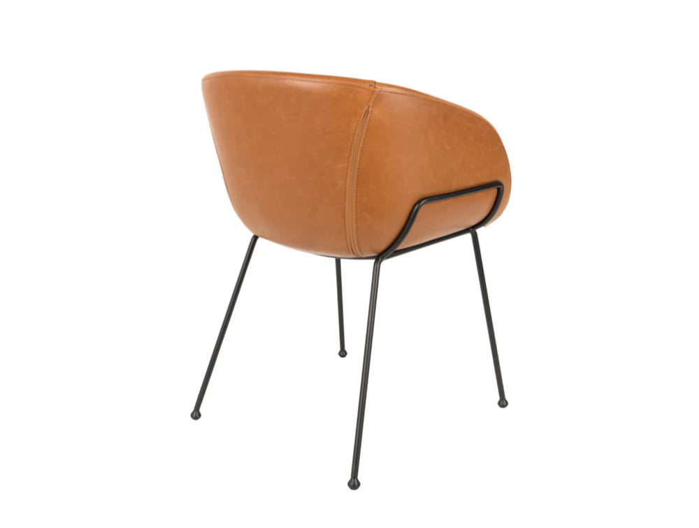 Fallon Dining Chair Brown 4