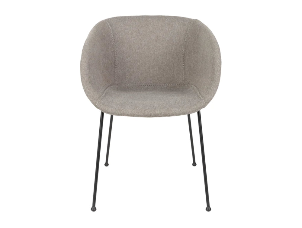 Fallon Dining Chair Fab Grey