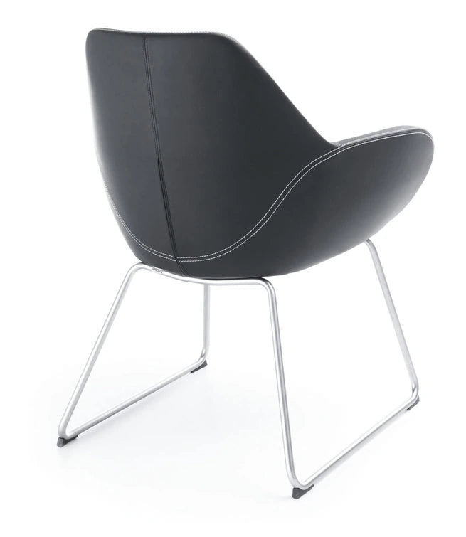 Fan Armchair With Cantilever Legs   Model 10V 12