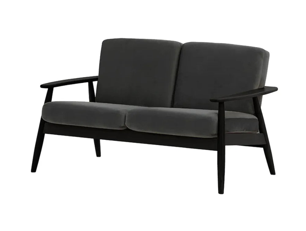 Felix 2-Seater Sofa Graphite and Black