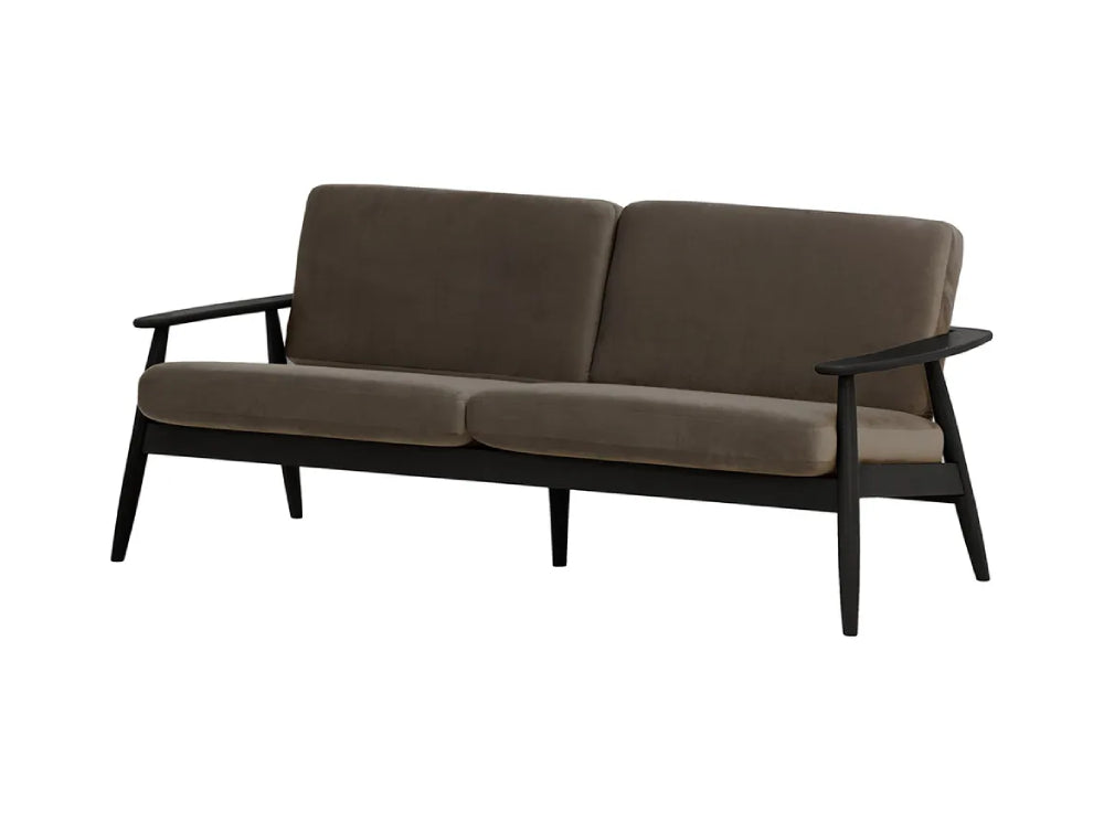 Felix 3-Seater Sofa Elephant and Black