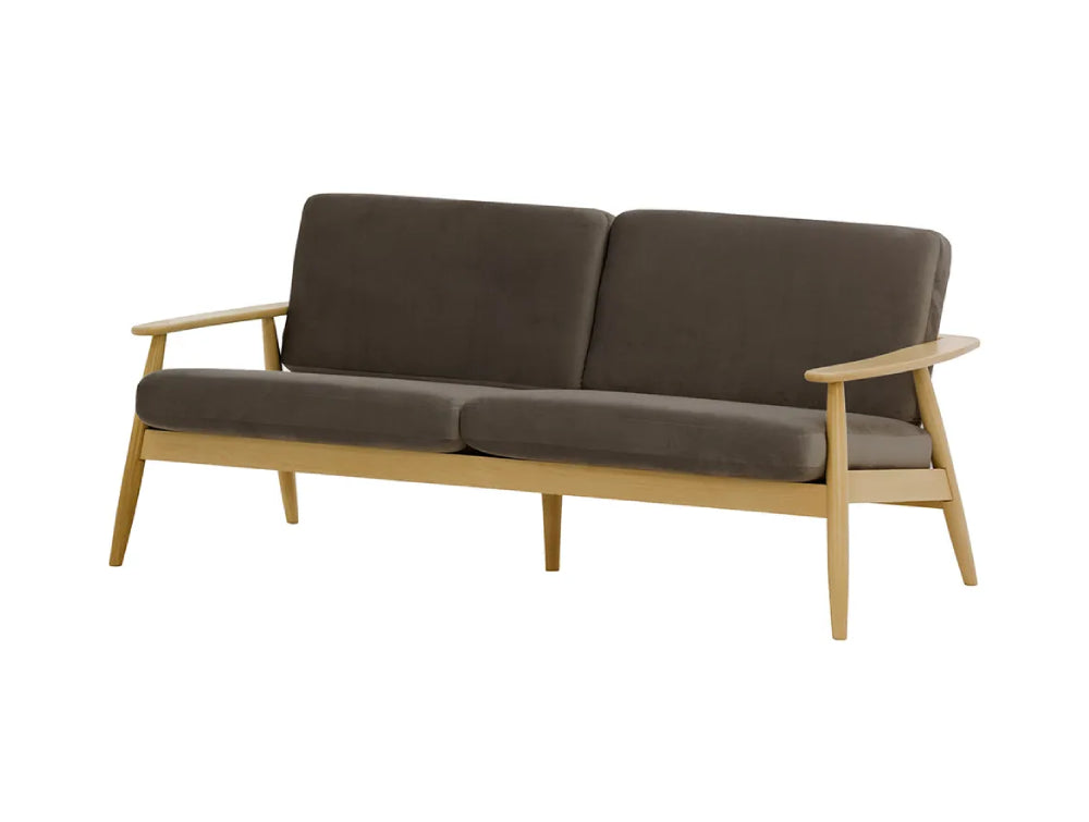 Felix 3-Seater Sofa Elephant and Like Oak