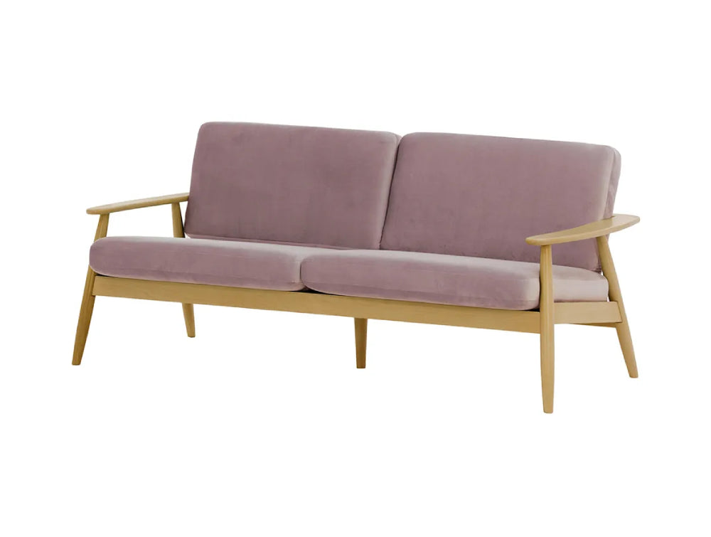 Felix 3-Seater Sofa Lilac and Like Oak