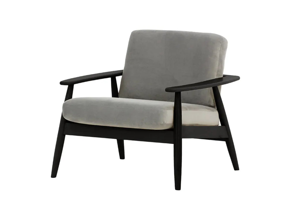 Felix Accent Chair Silver and Black