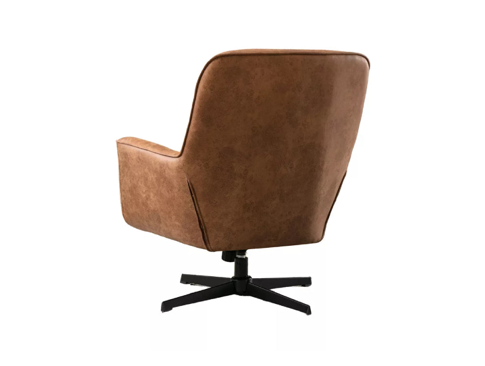 Fendi Swivel Chair Saddle Tan 3