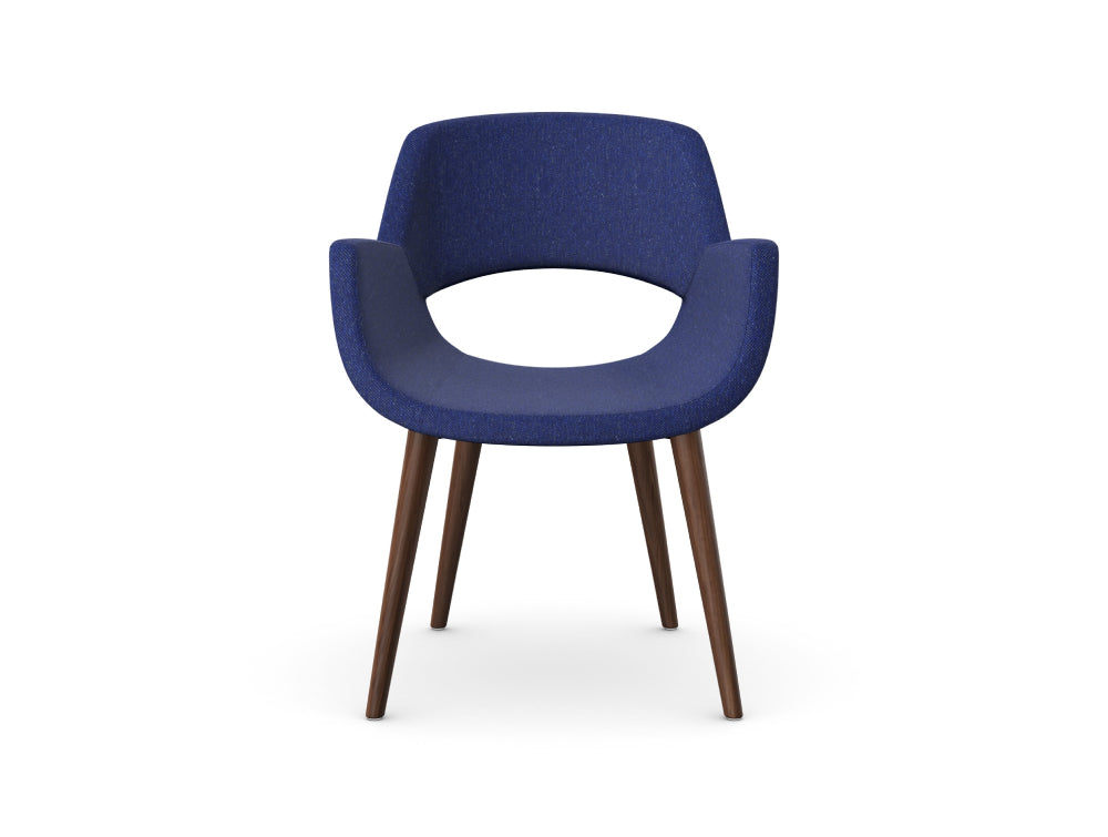 Fielder Upholstered Chair with 4 Wooden Legs 3