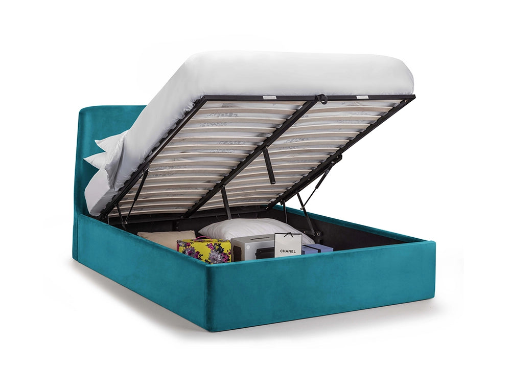 Fred Storage Ottoman Bed Teal 3