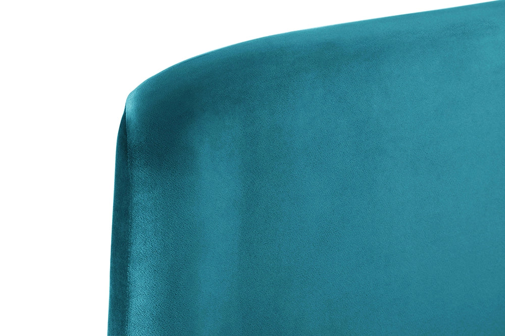 Fred Storage Ottoman Bed Teal Corner Detail