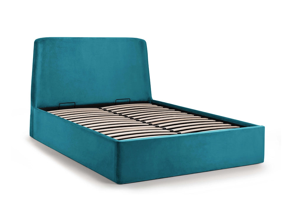 Fred Storage Ottoman Bed Teal