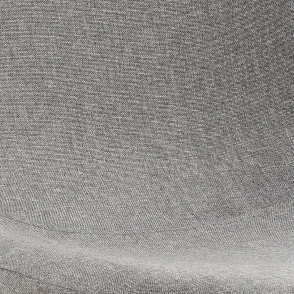 Fred Upholstered Dining Chair Grey Seat Detail