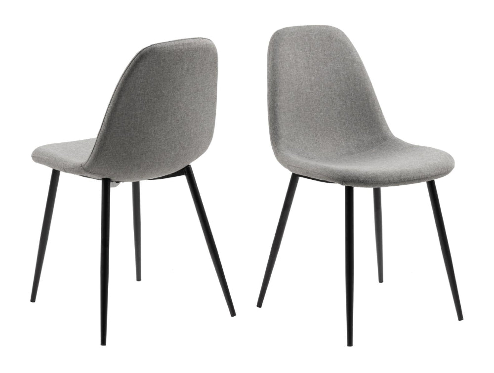 Fred Upholstered Dining Chair Grey