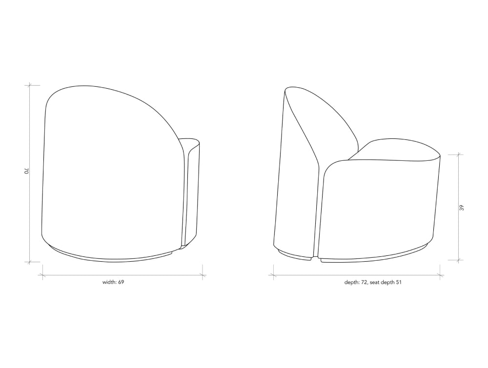 Gio Outdoor Chair Dimensions