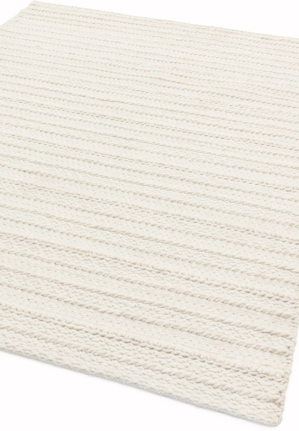 Gloria Hand Woven Floor Rug Cream 2