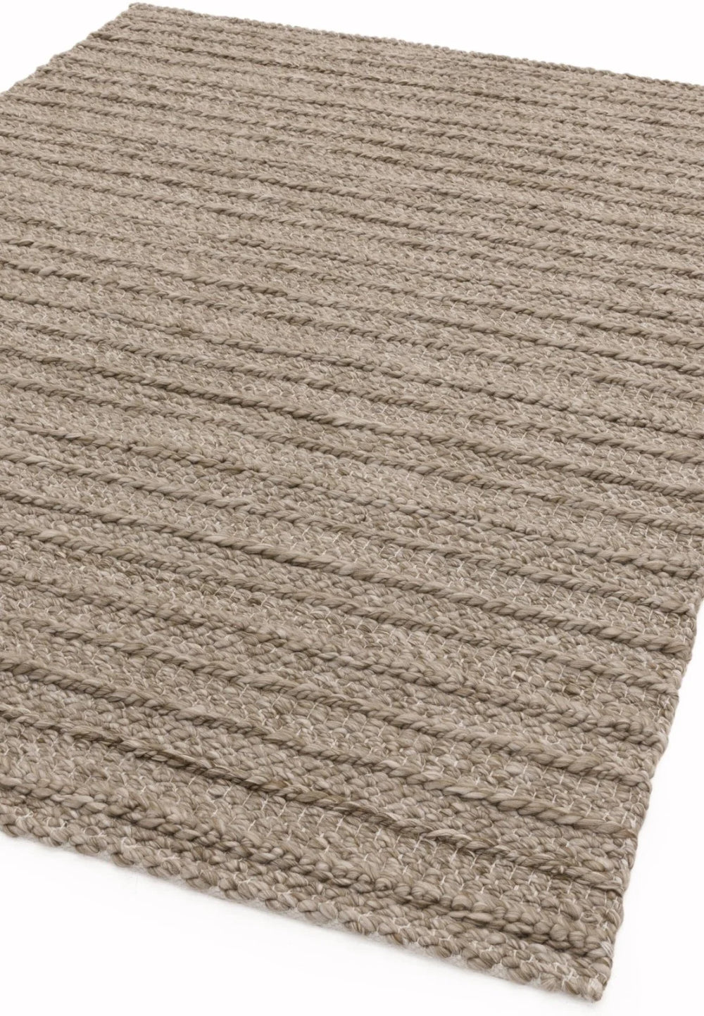 Gloria Hand Woven Floor Rug Taupe 2