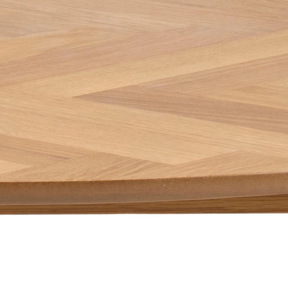 Grange Round Dining Table in Oak Finish Top Detail 2